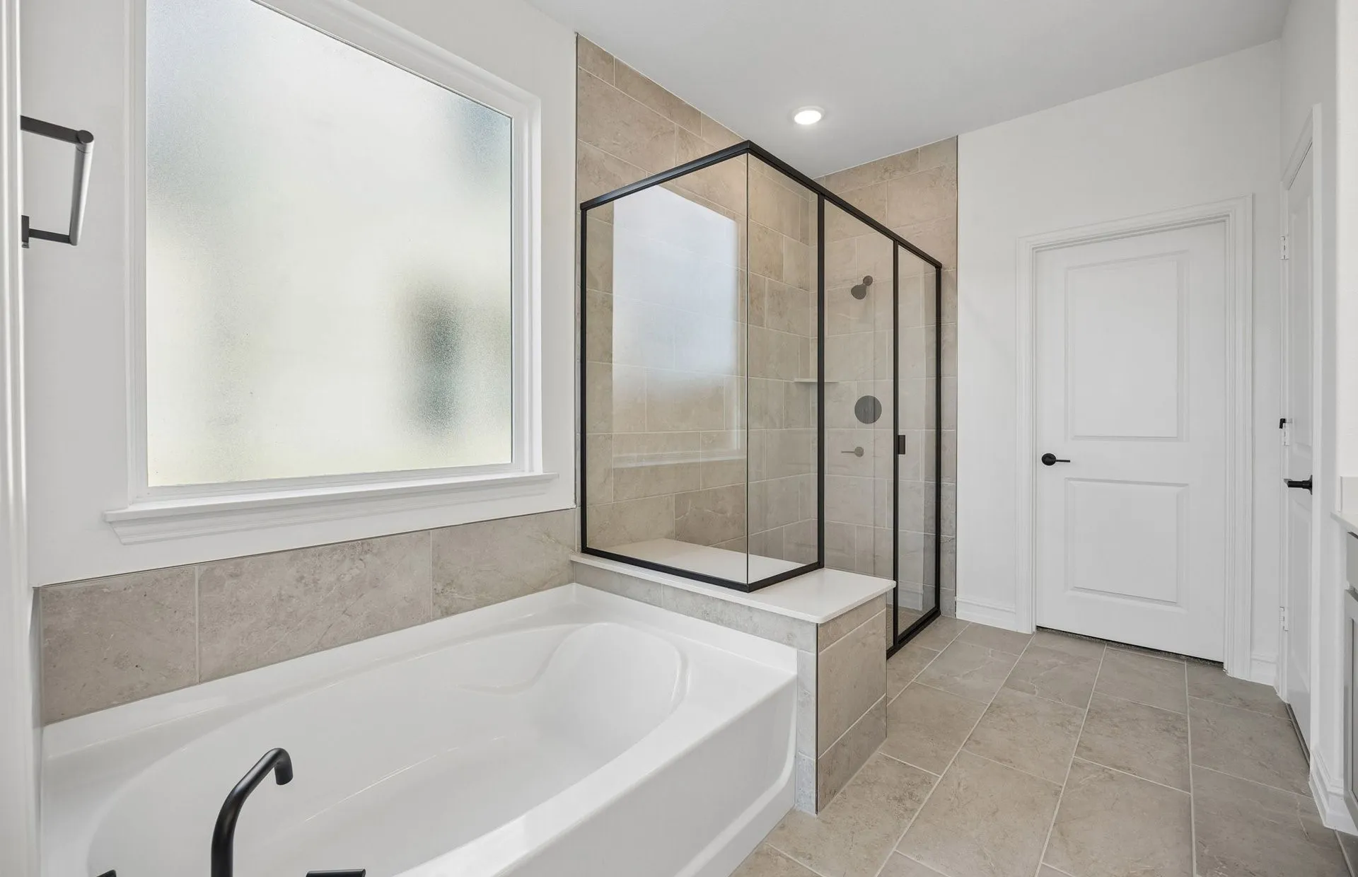 Separate tub and shower in primary bath