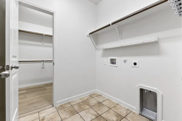 Large Utility connects to Main Bedroom closet