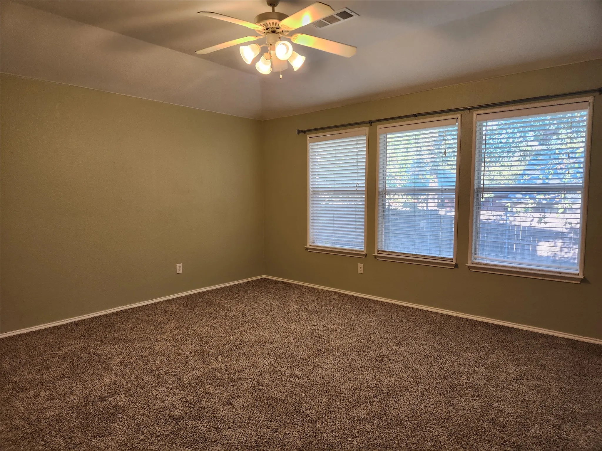 Large Prinary suite is located at the back of the home for quiet and privacy