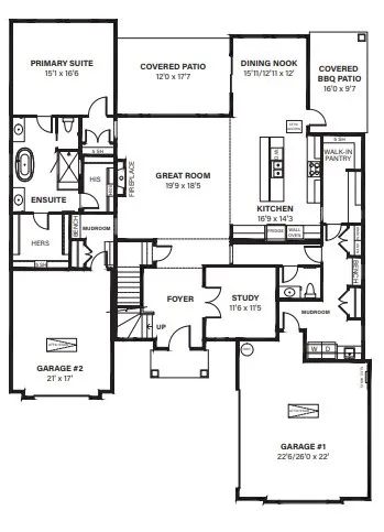 Brady Floorplan First Floor