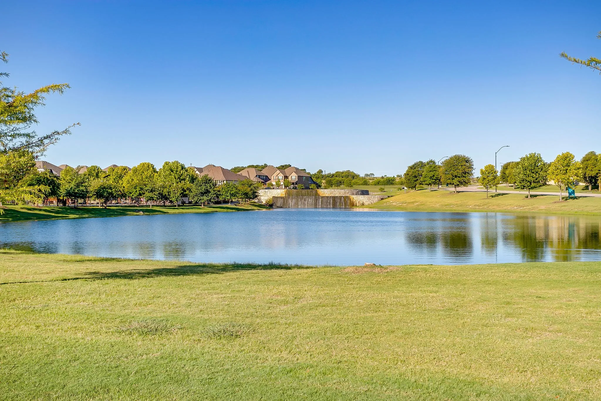 Community fishing pond