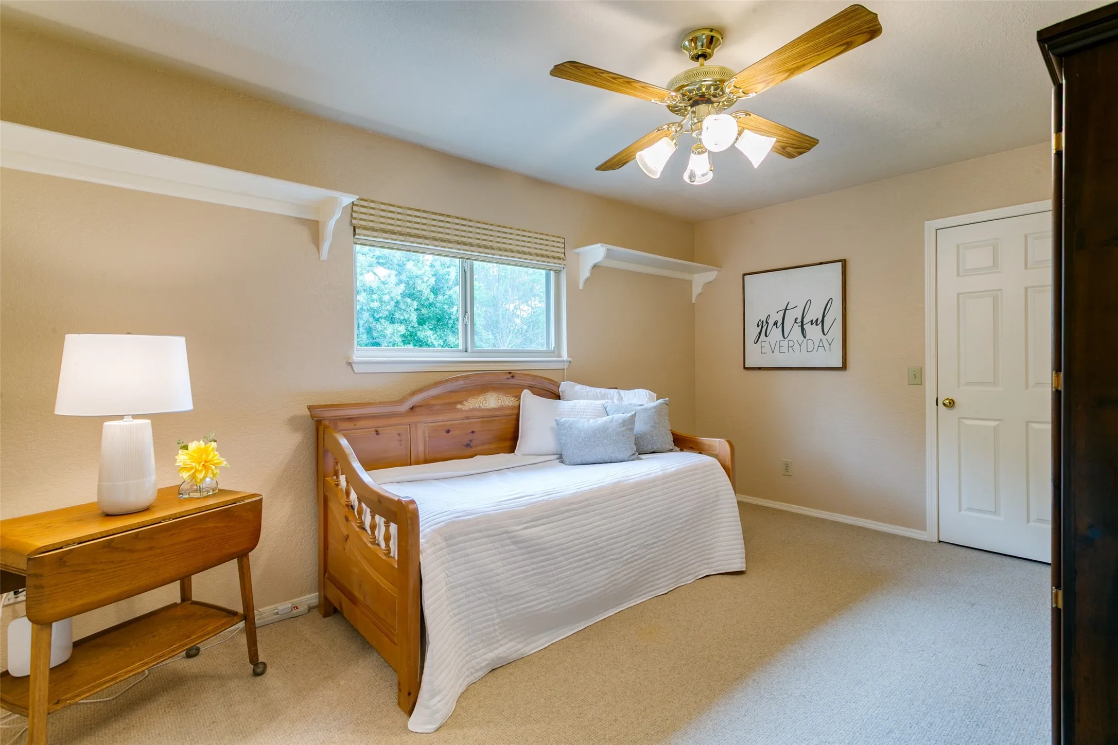Another secondary bedroom with dual access to the full bath