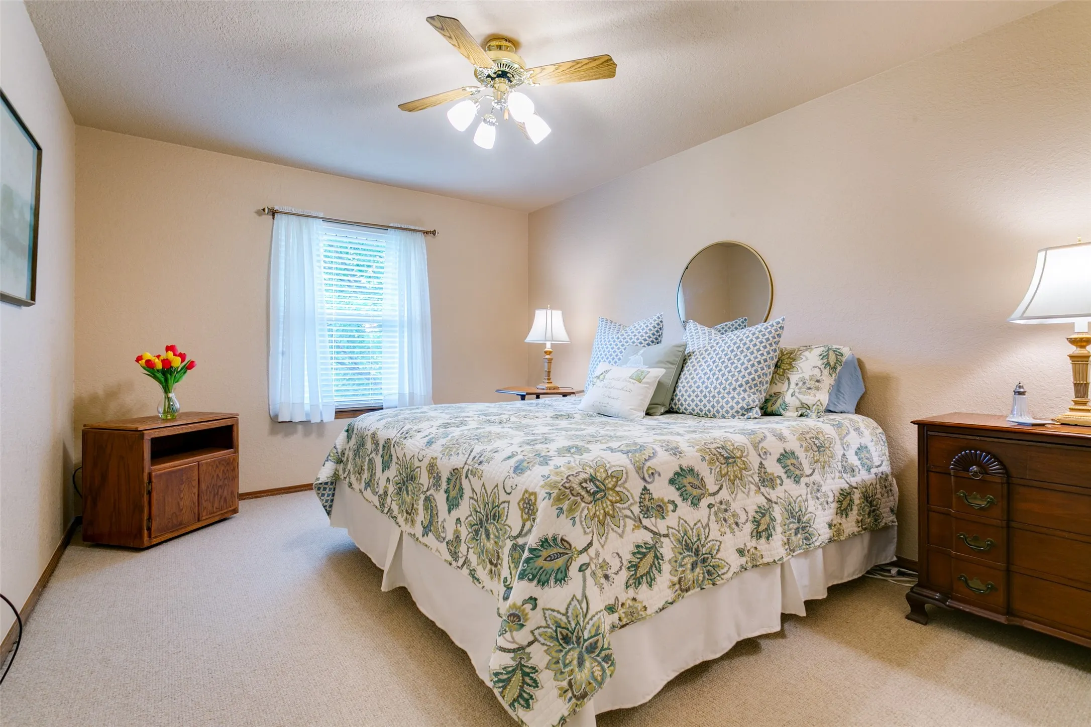 The 4th bedroom is large enough for a king bed and adjacent to the 3rd full bath