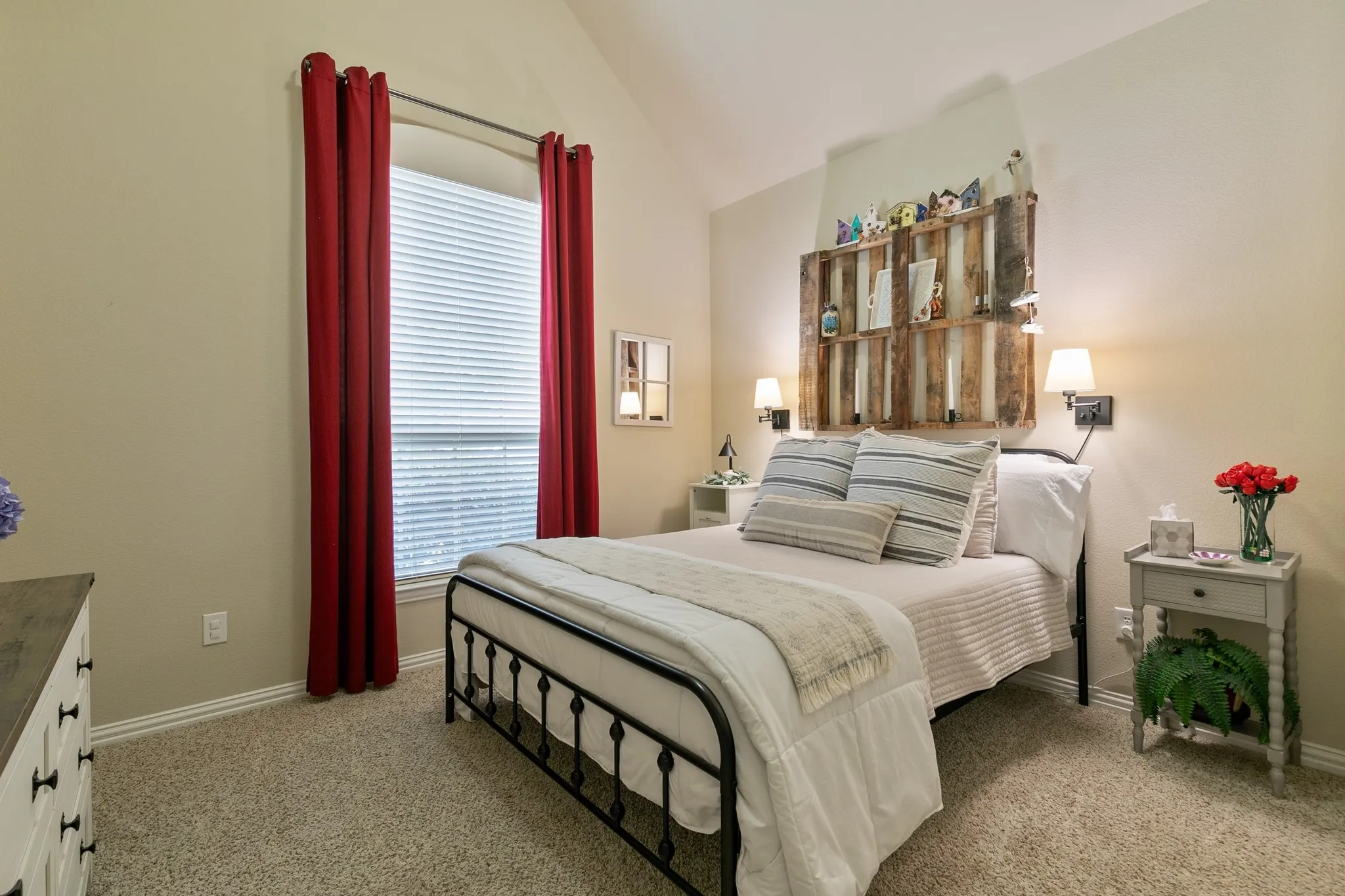 Secondary bedroom on the first level.