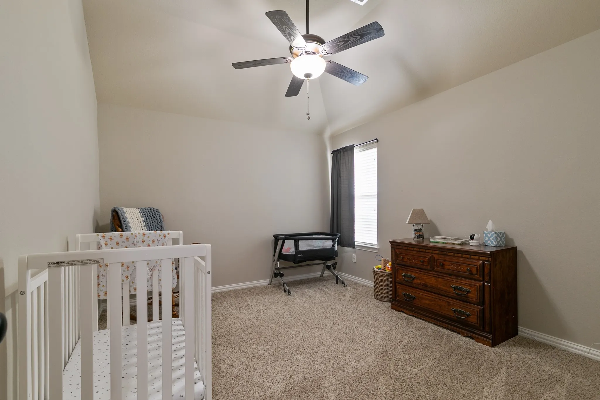 Secondary bedroom located on the second level.