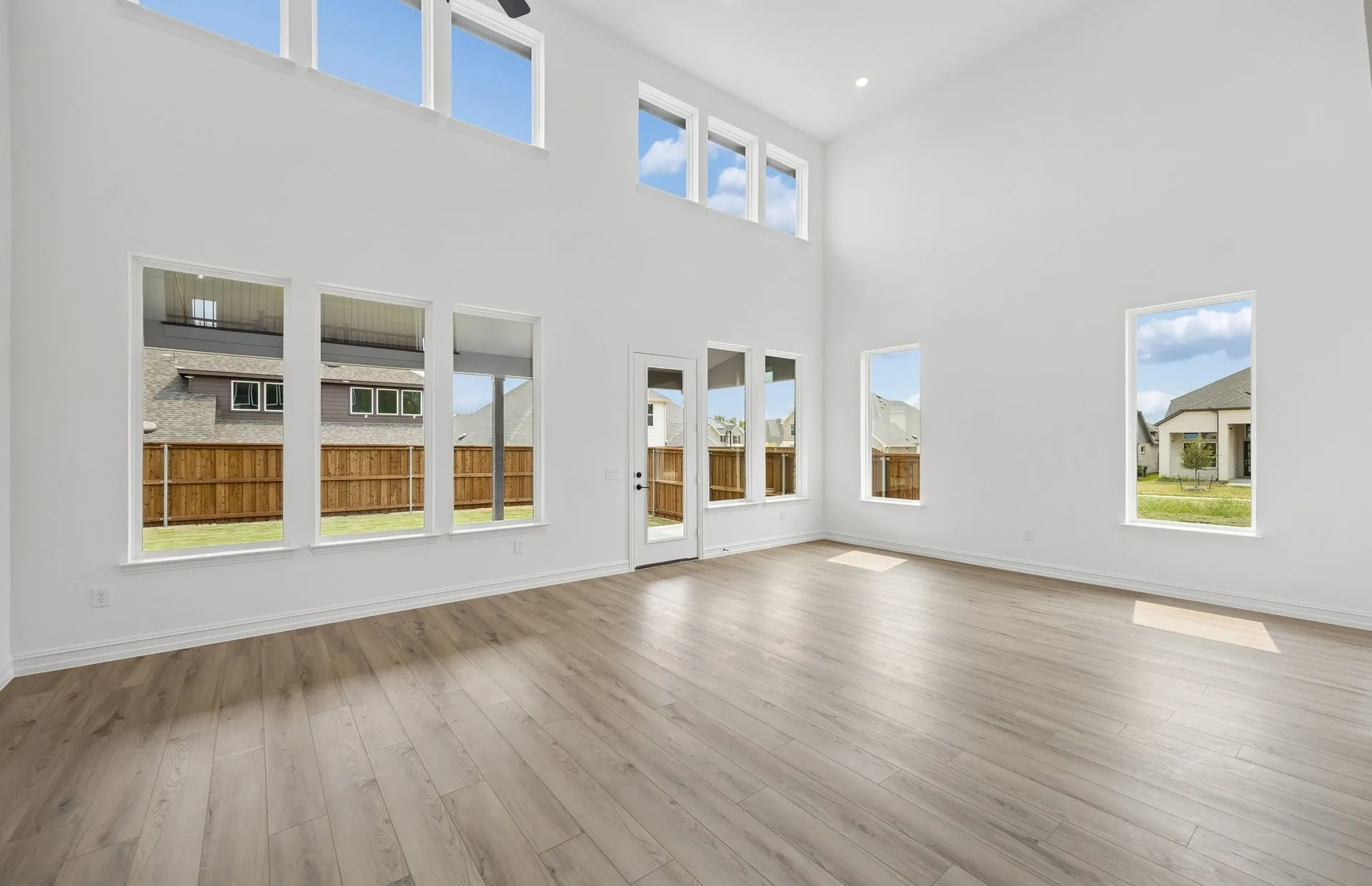 Large windows and natural light throughout