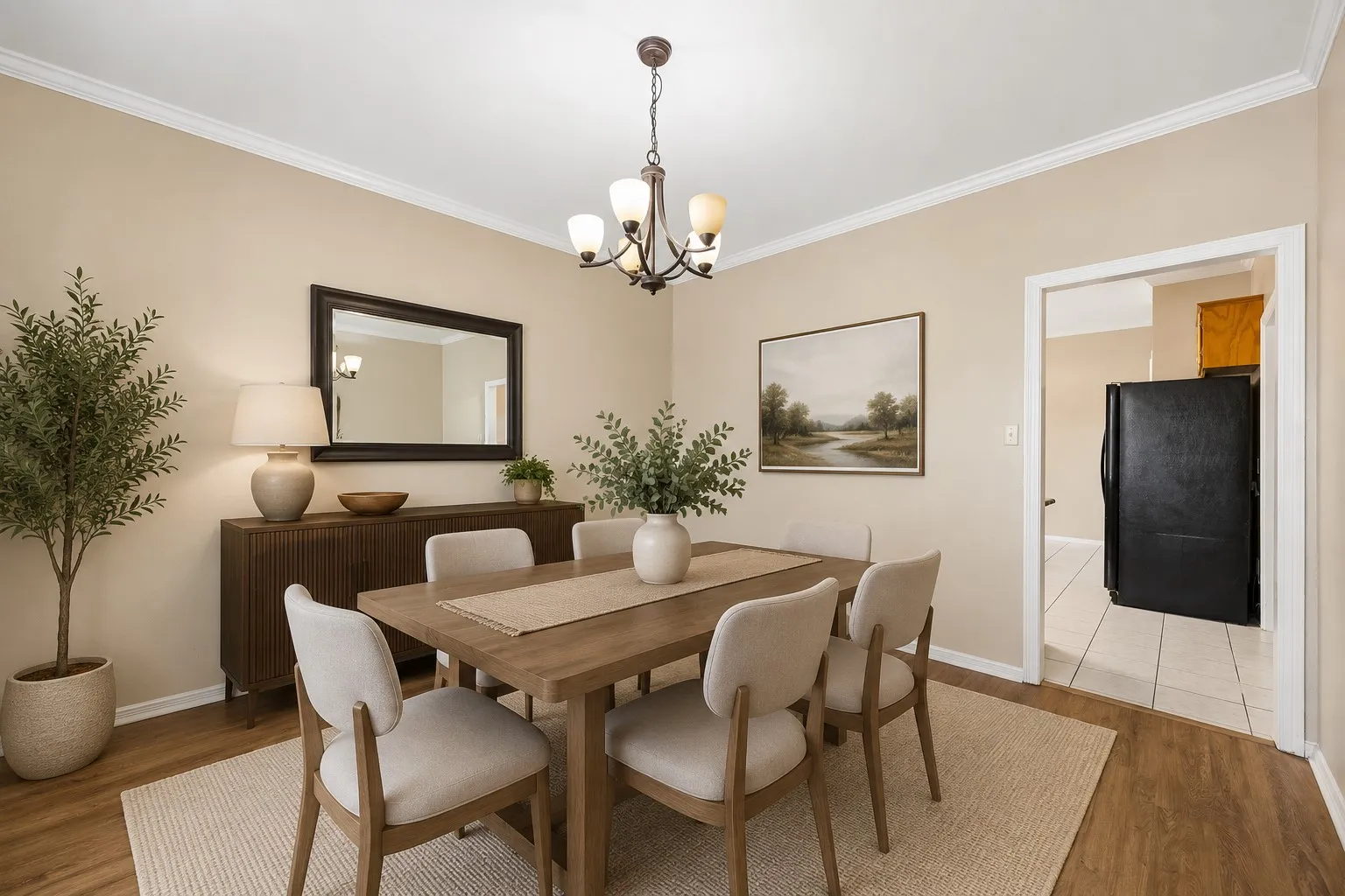 Dining Room - virtually staged
