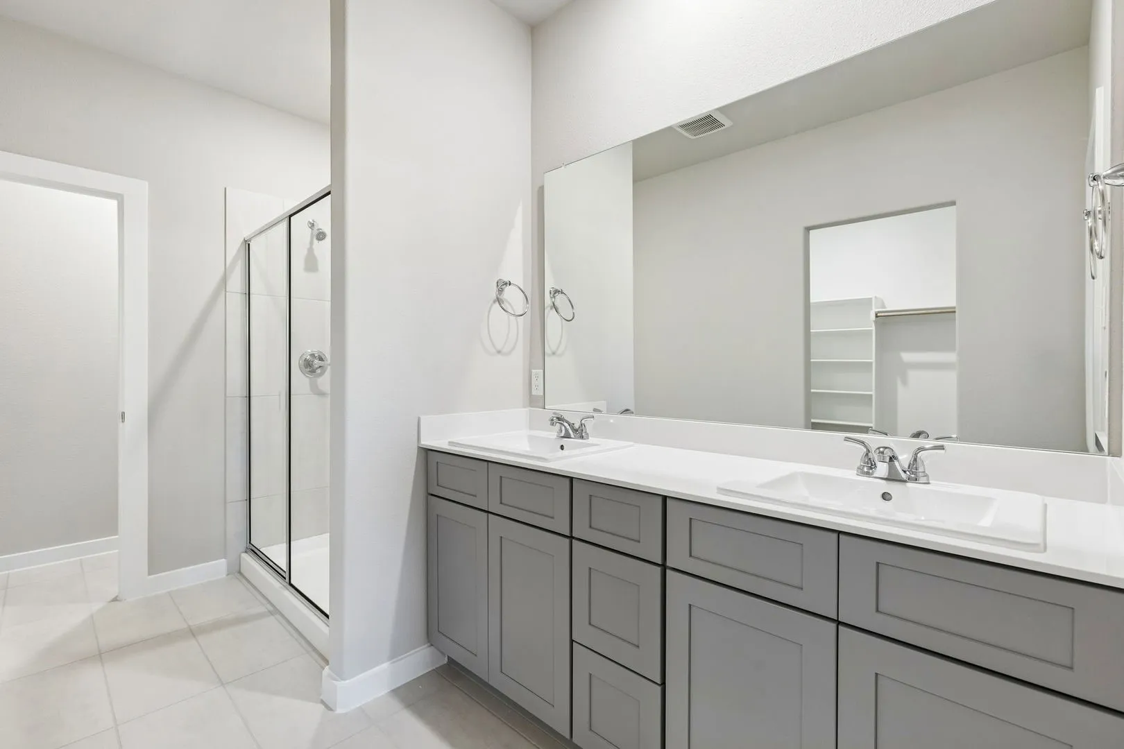Primary Bathroom in the Haylee home plan by Trophy Signature Homes - REPRESENTATIVE PHOTO