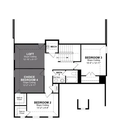 Beazer Homes Stark Farms Cascade Floorplan.