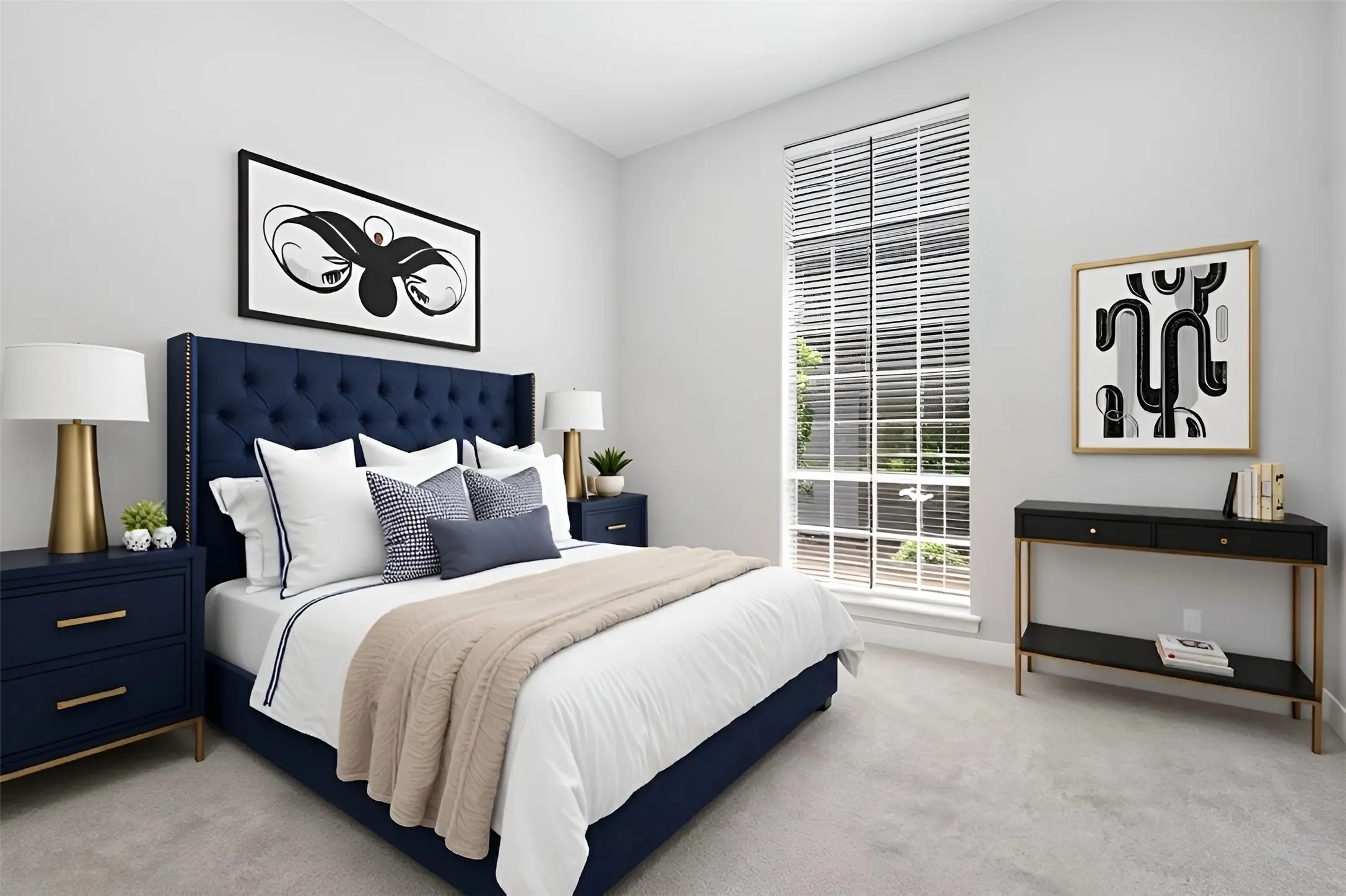 Bedroom Virtually Staged