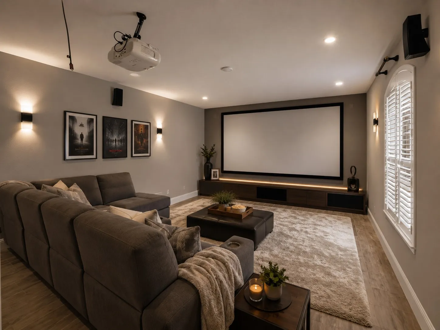 Dedicated media room