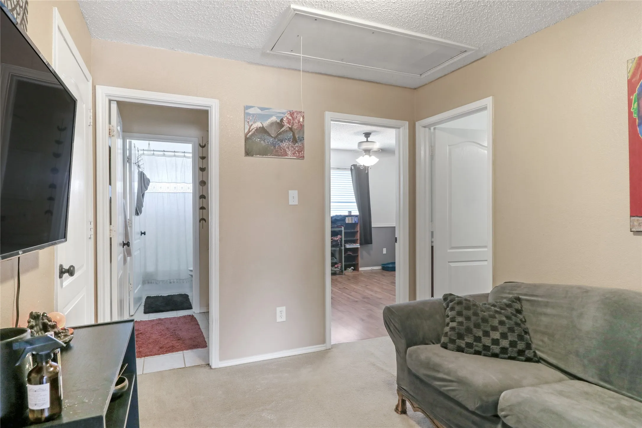 Upstairs living room area.