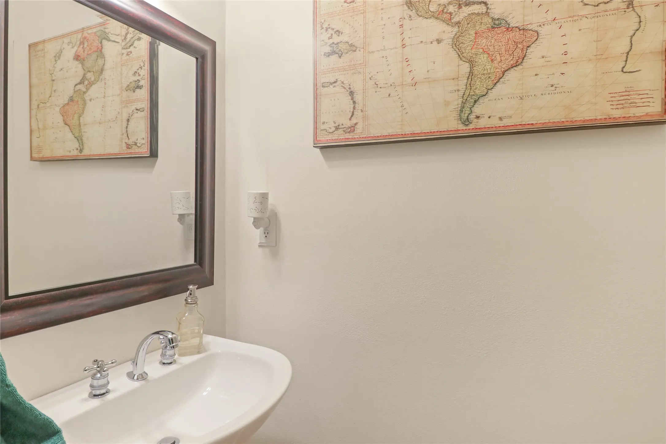 Half bath downstairs.