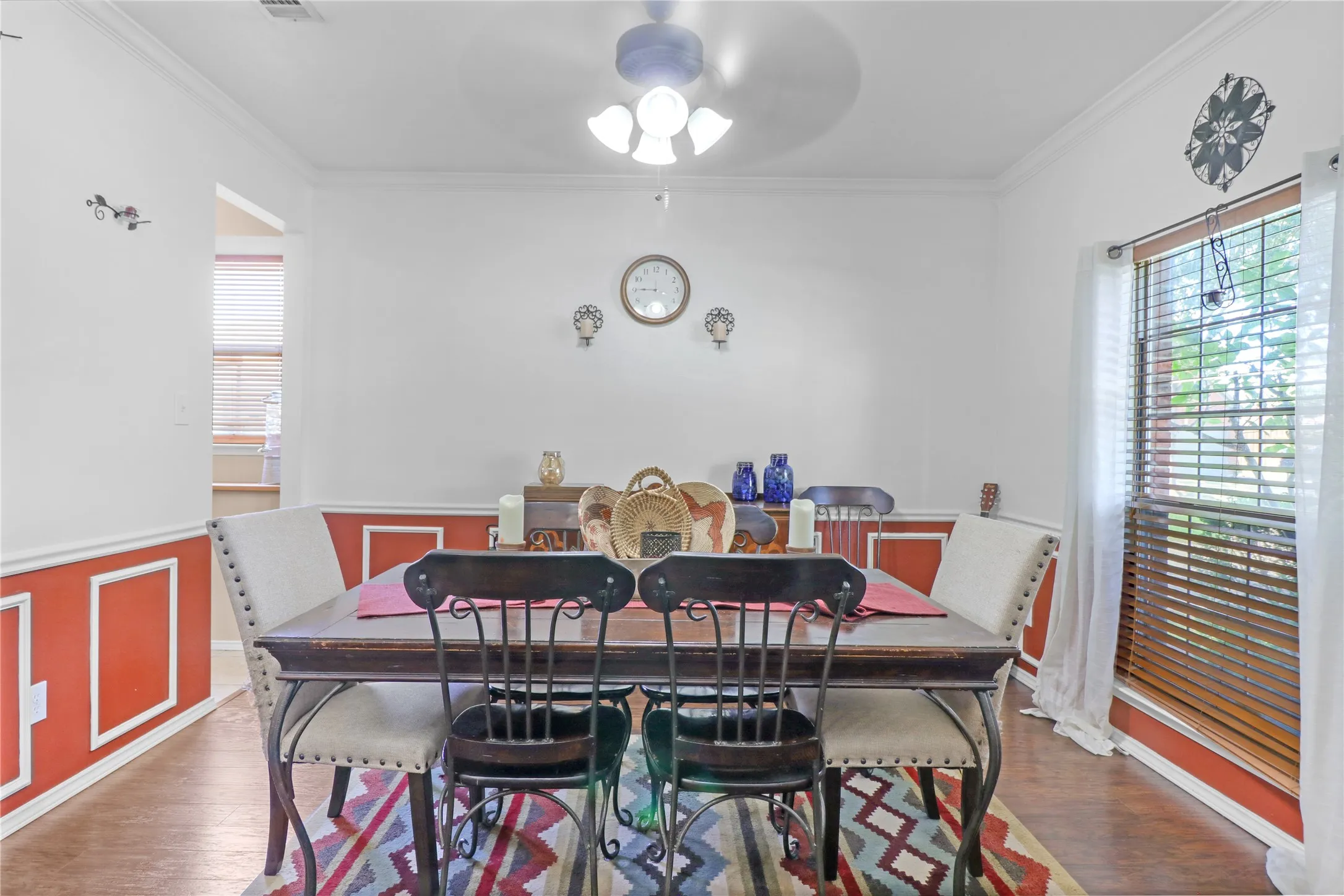Dining room off the kitchen.