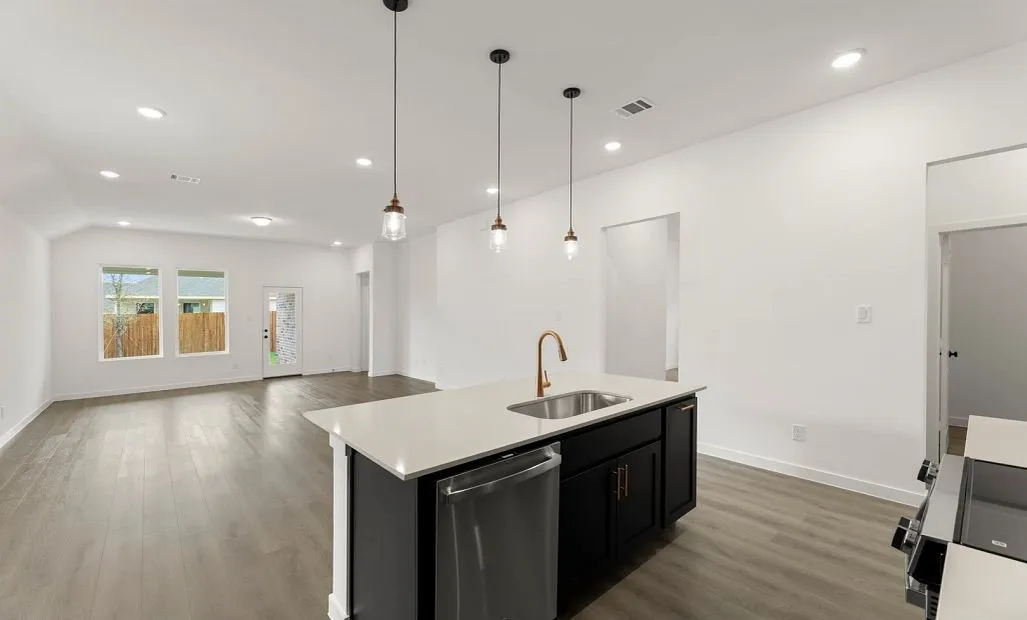 Open Kitchen-Living-Dining Room