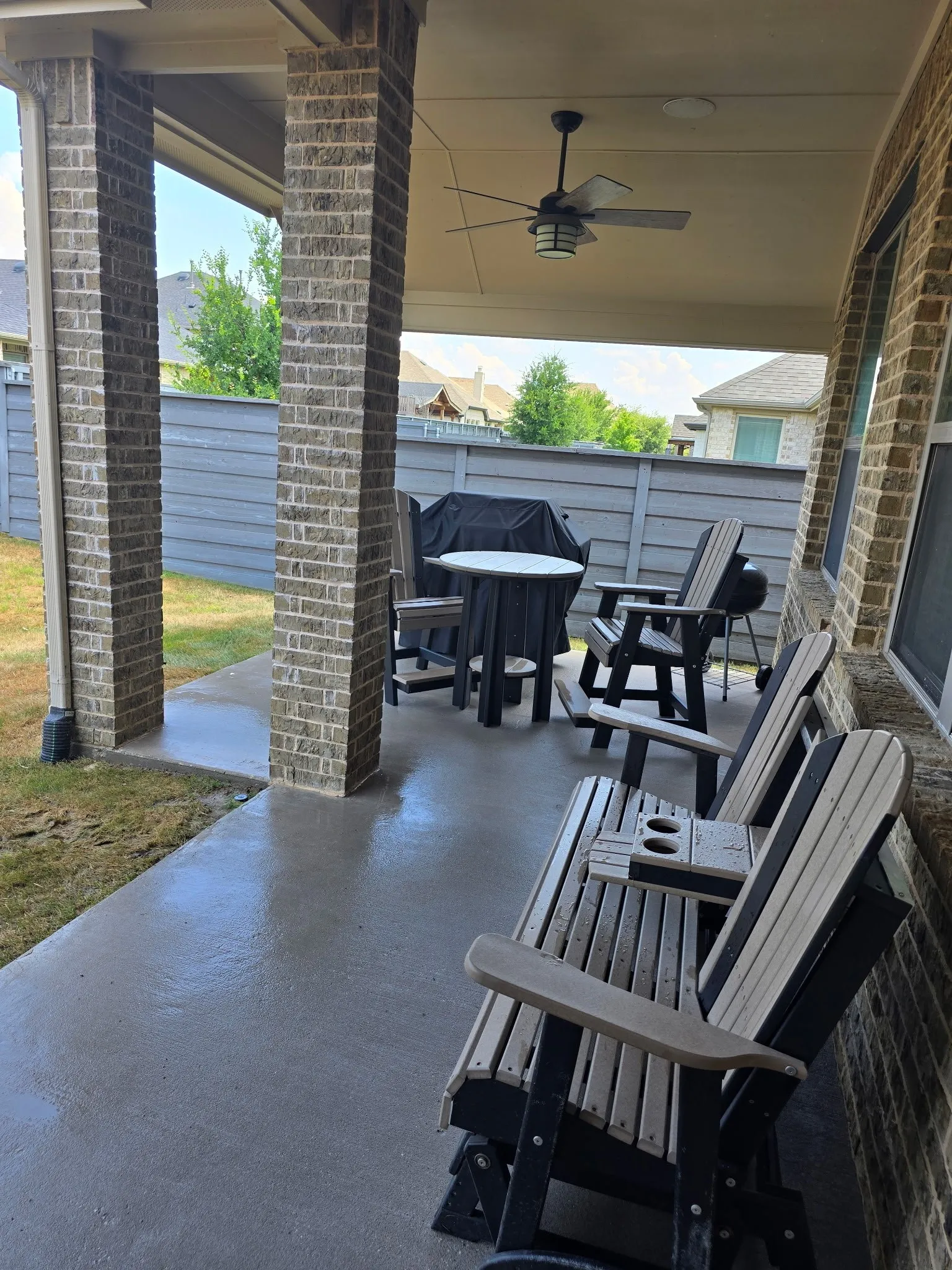 Space to cookout and relax
