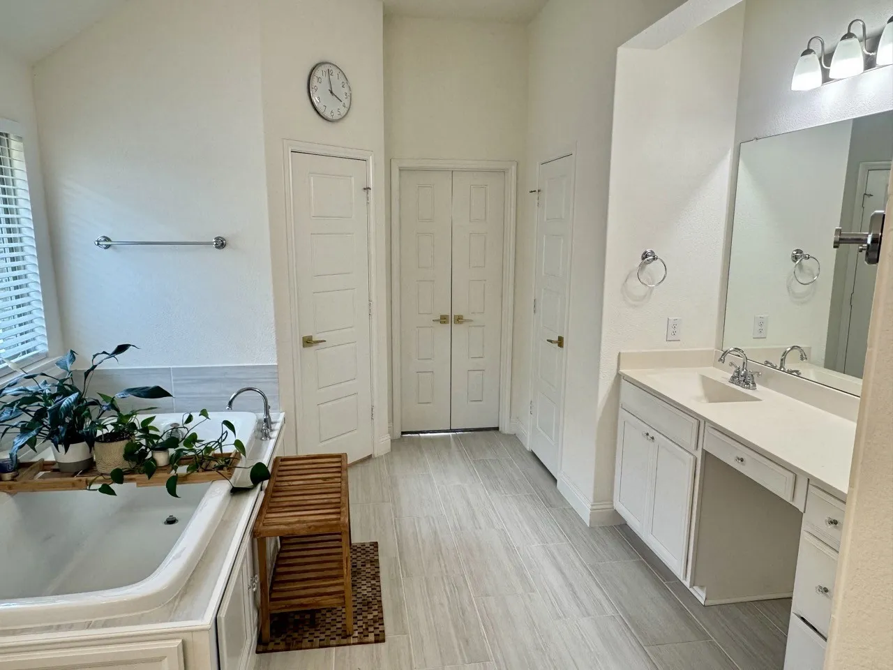 Ensuite primary bathroom designed