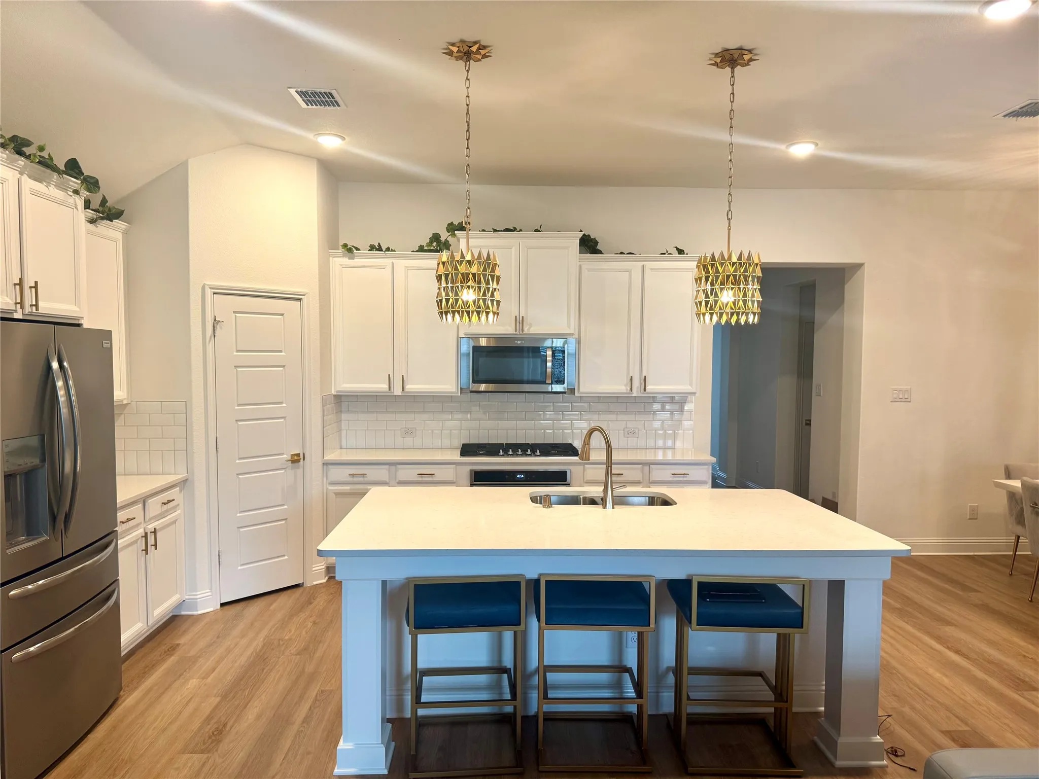 Coffee tea bar counter space & Spacious pantry