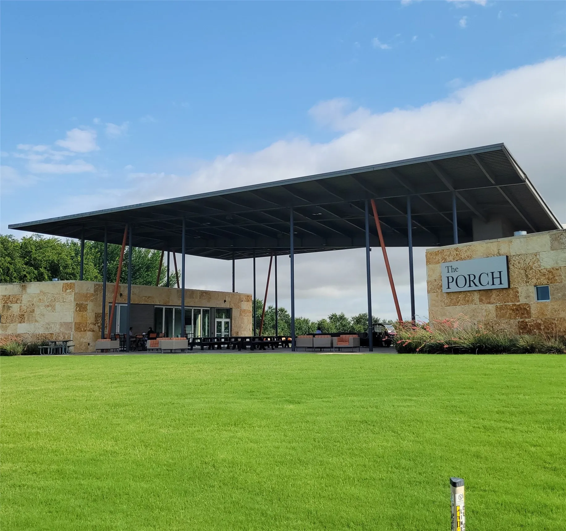 Walking distance to the "PORCH" event center