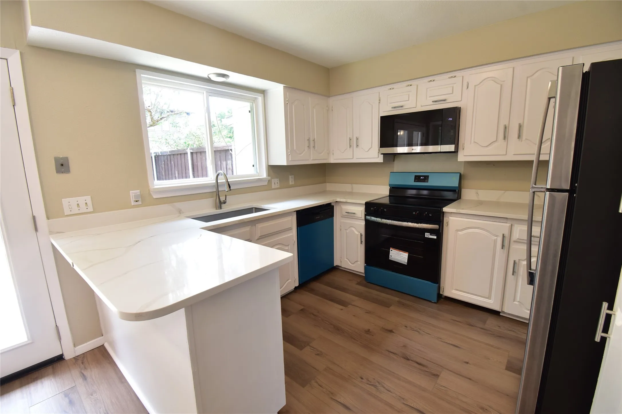 New appliances with blue protection film
