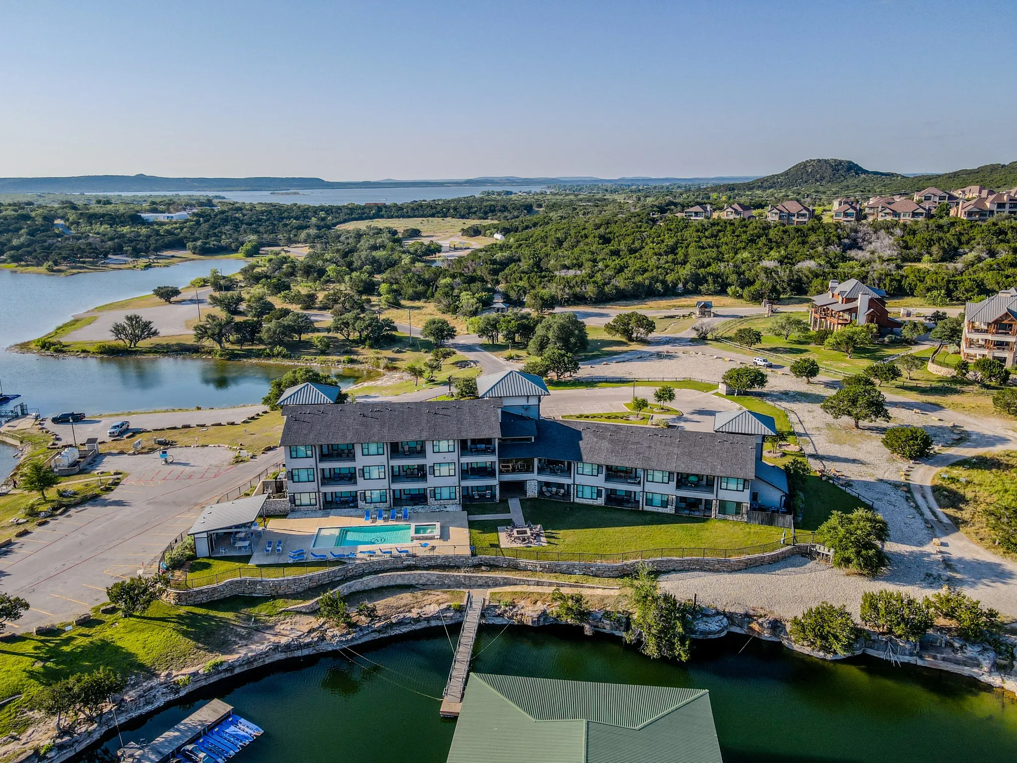 Condominium For Sale in Palo Pinto County , 3412 Scenic Point Road 100, Possum Kingdom Lake, Texas 76449, 1 Bedroom, 1 Bathroom, Garage spaces, 280 Sqft, built in 2020, Price $169,000, mls#21296744, Real Estate Agent in Possum Kingdom Lake, Homes For Sale in Palo Pinto county, Homes For Sale in Possum Kingdom Lake, Realtor in Possum Kingdom Lake Texas, Real Estate Brokerage Independent Realty Texas, Luminita Cordes Realtor