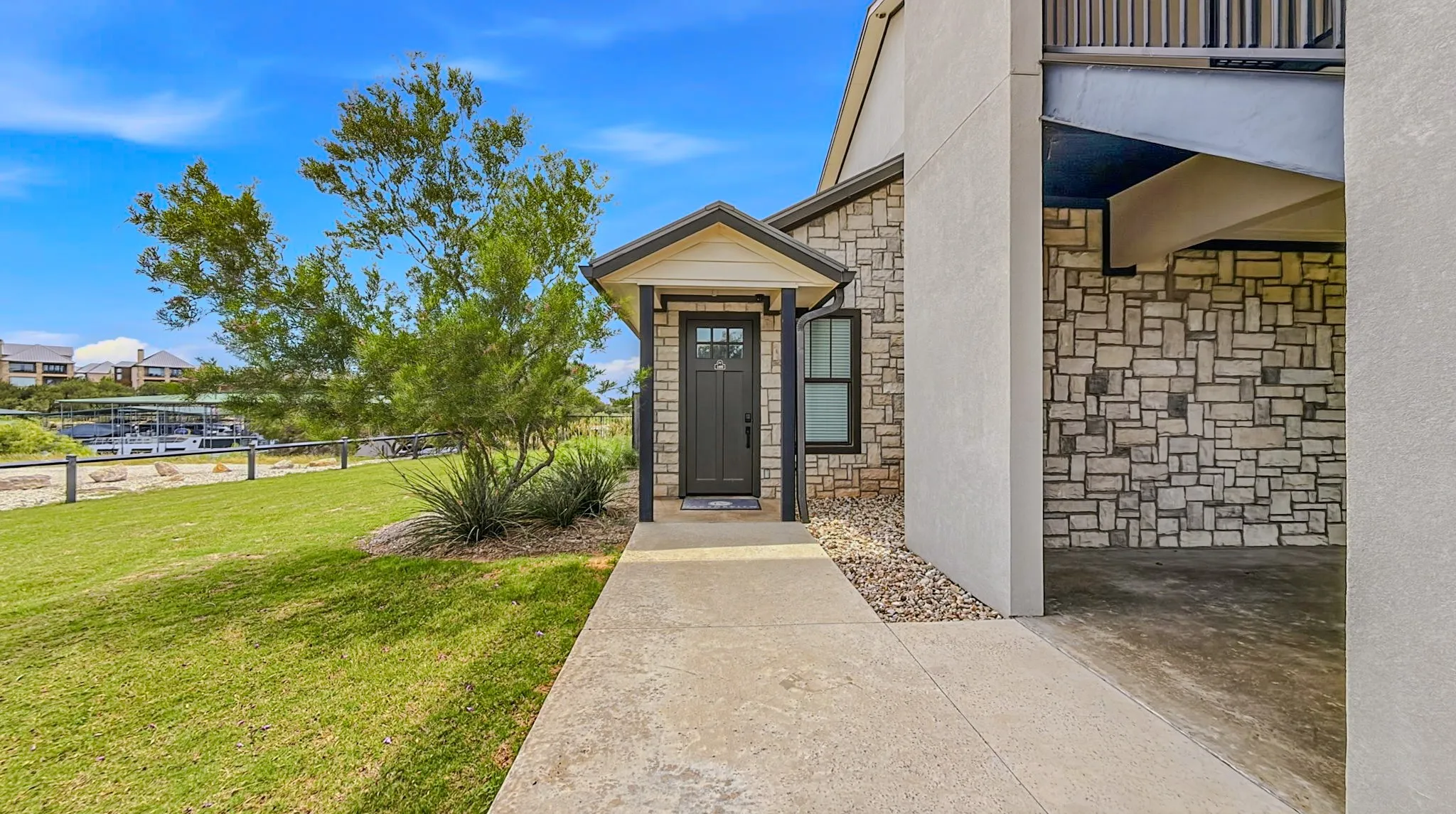 Condominium For Sale in Palo Pinto County , 3412 Scenic Point Road 100, Possum Kingdom Lake, Texas 76449, 1 Bedroom, 1 Bathroom, Garage spaces, 280 Sqft, built in 2020, Price $169,000, mls#21296744, Real Estate Agent in Possum Kingdom Lake, Homes For Sale in Palo Pinto county, Homes For Sale in Possum Kingdom Lake, Realtor in Possum Kingdom Lake Texas, Real Estate Brokerage Independent Realty Texas, Luminita Cordes Realtor