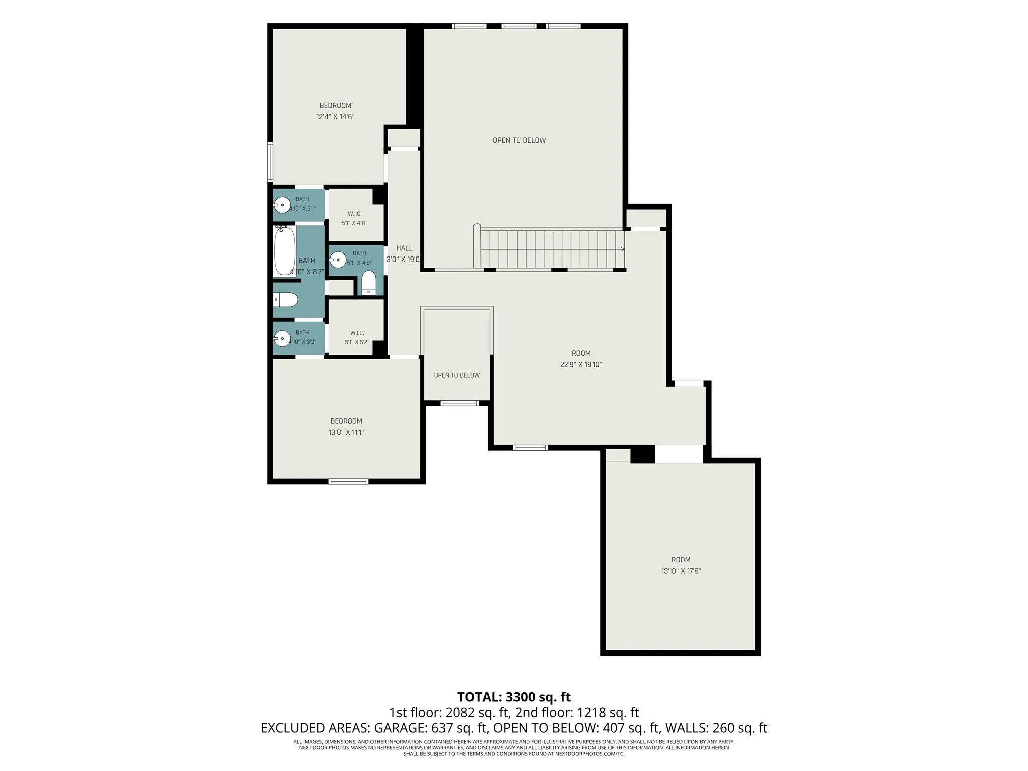 Upper Level Floor Plan