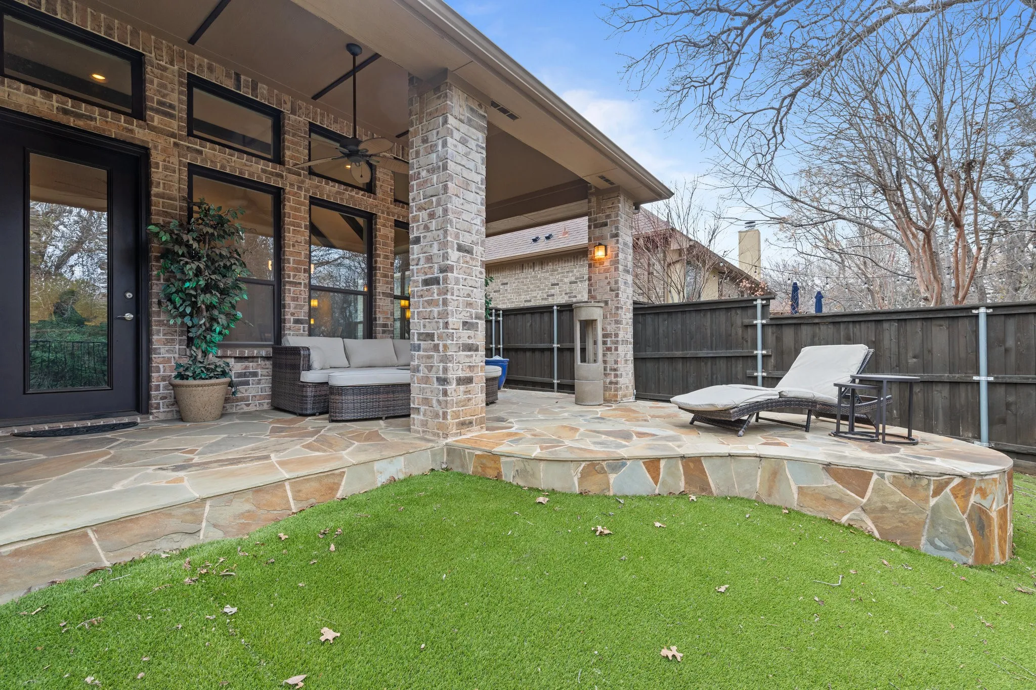 Covered patio