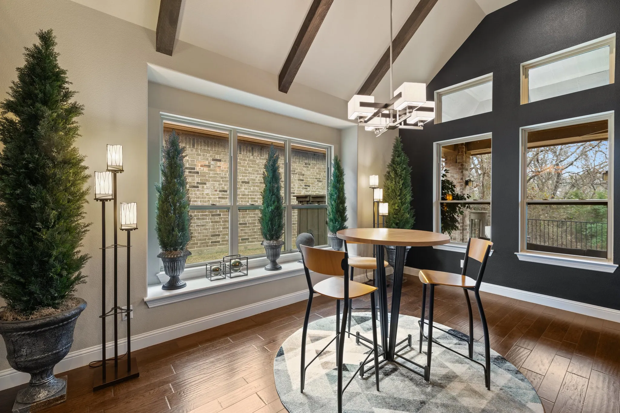 Off of living/kitchen