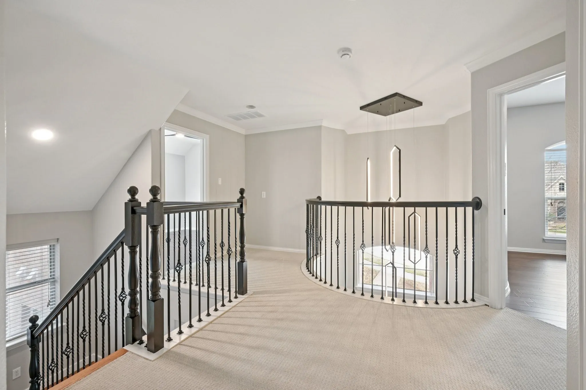 Left upstairs
