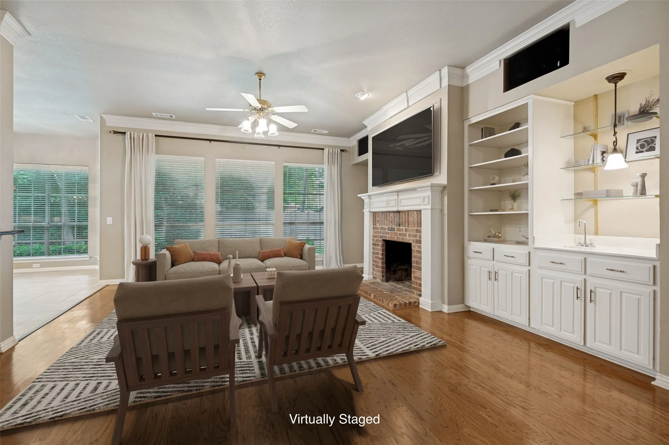 A great place for movie night or watching your favorite sporting event.