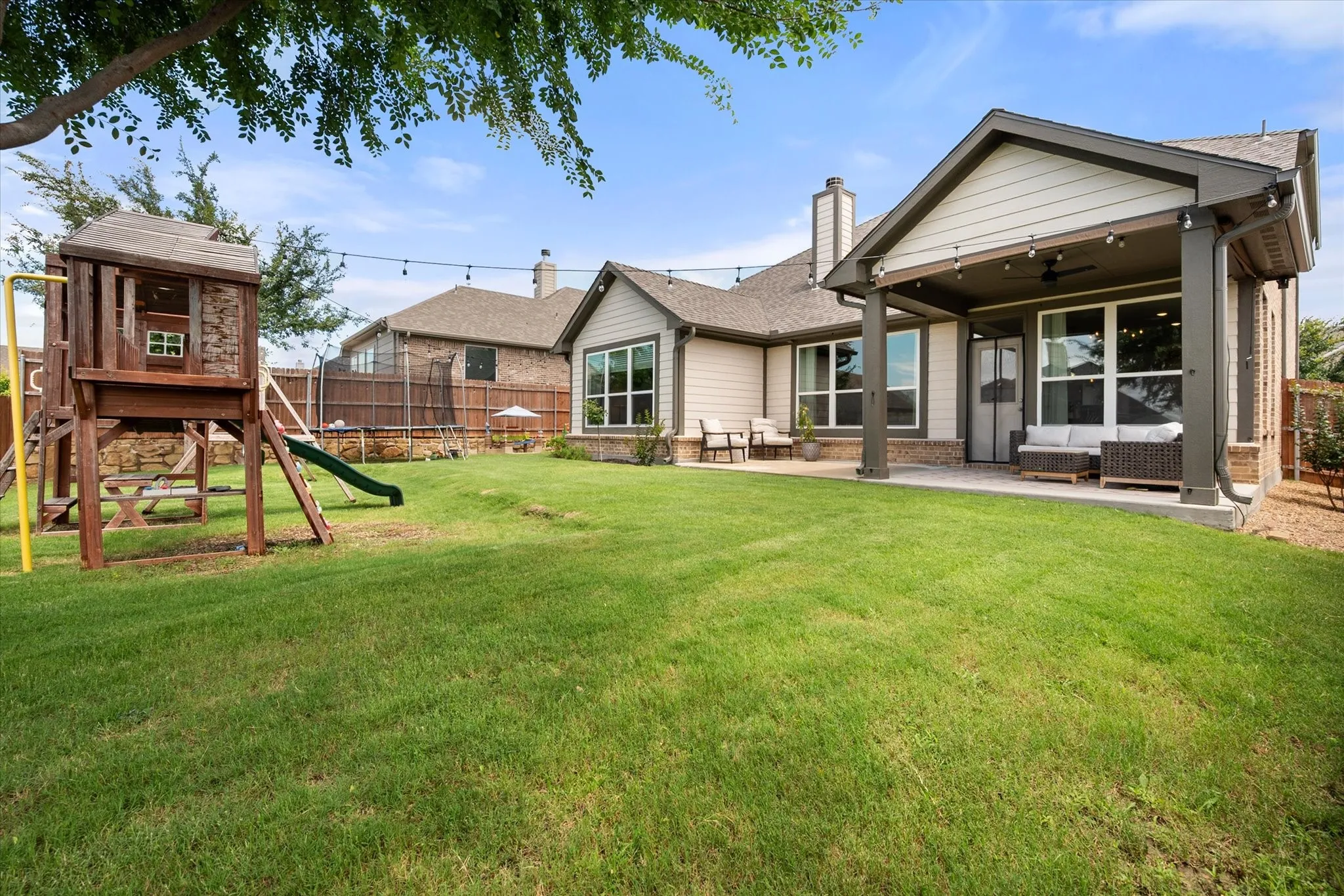 Sellers are willing to leave playscape, if desired.