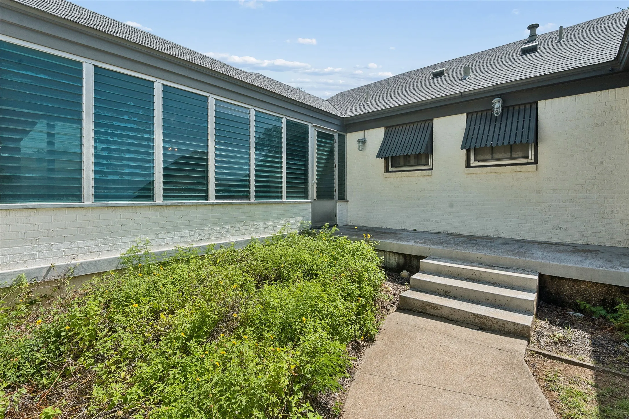 Back porch to sunroom
