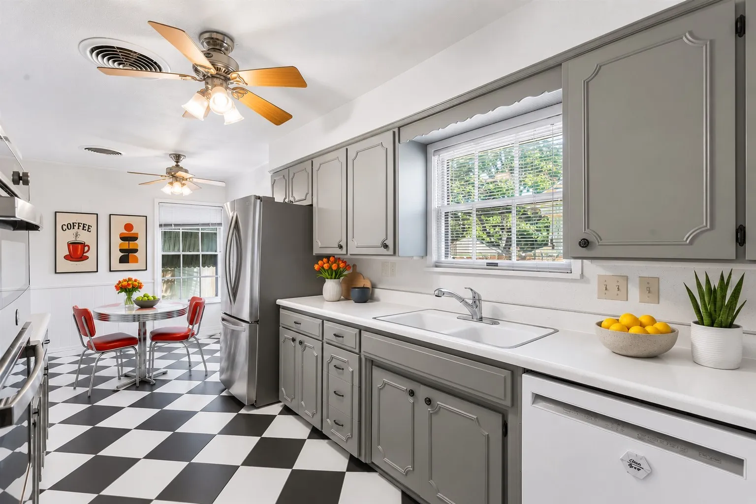 Virtually Staged Kitchen
