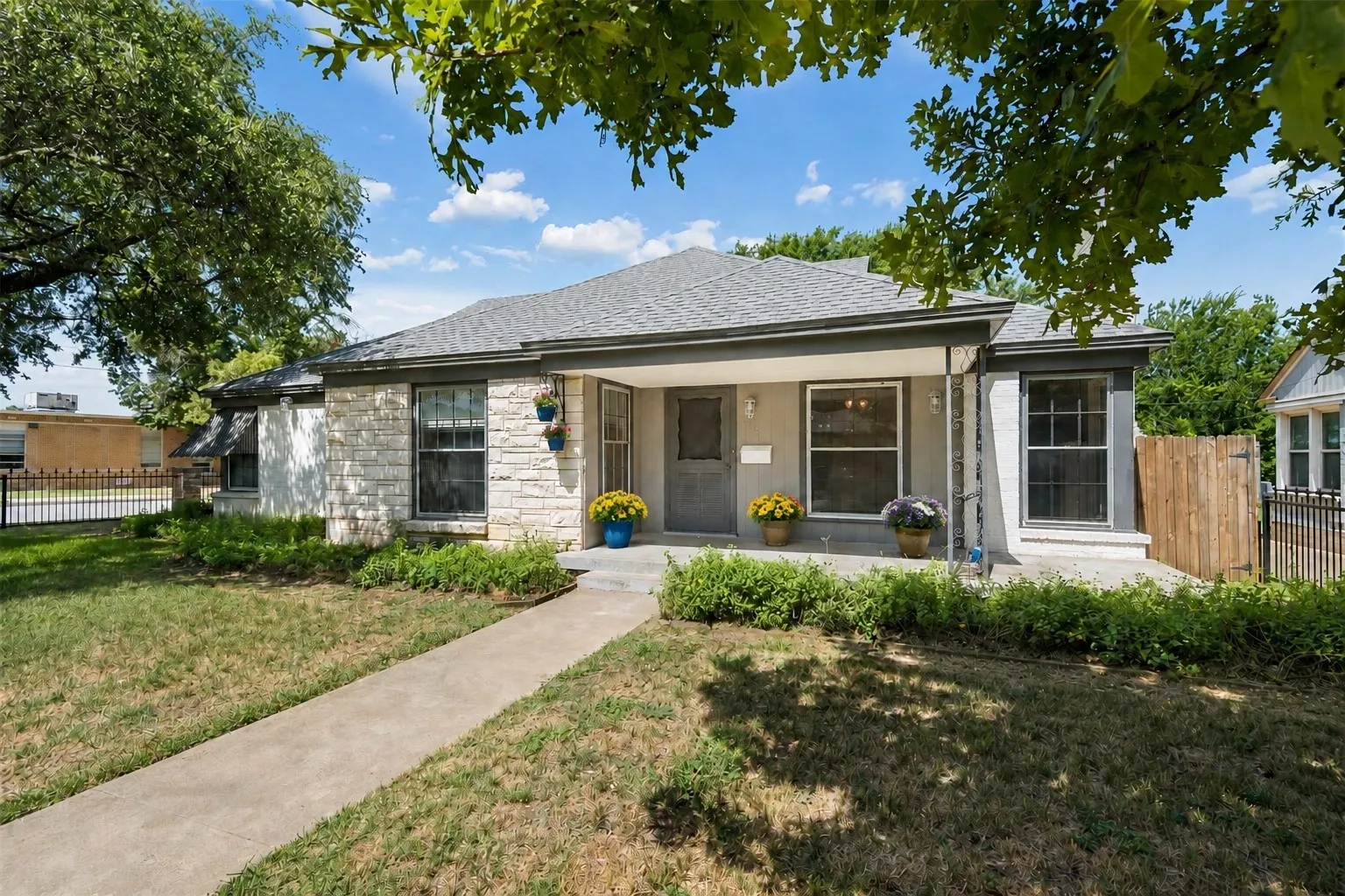 Large covered front porch