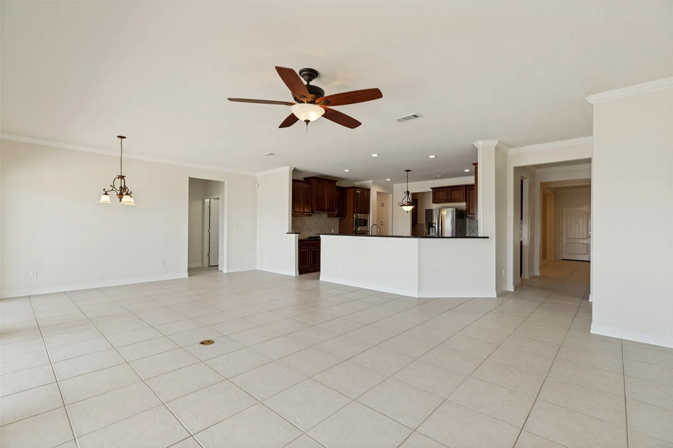 Stunning Neutral Designer Paint Freshly Updates this popular floor plan.