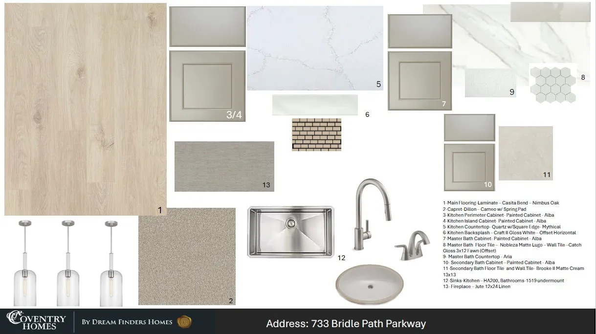 733 Bridle Path Finishes