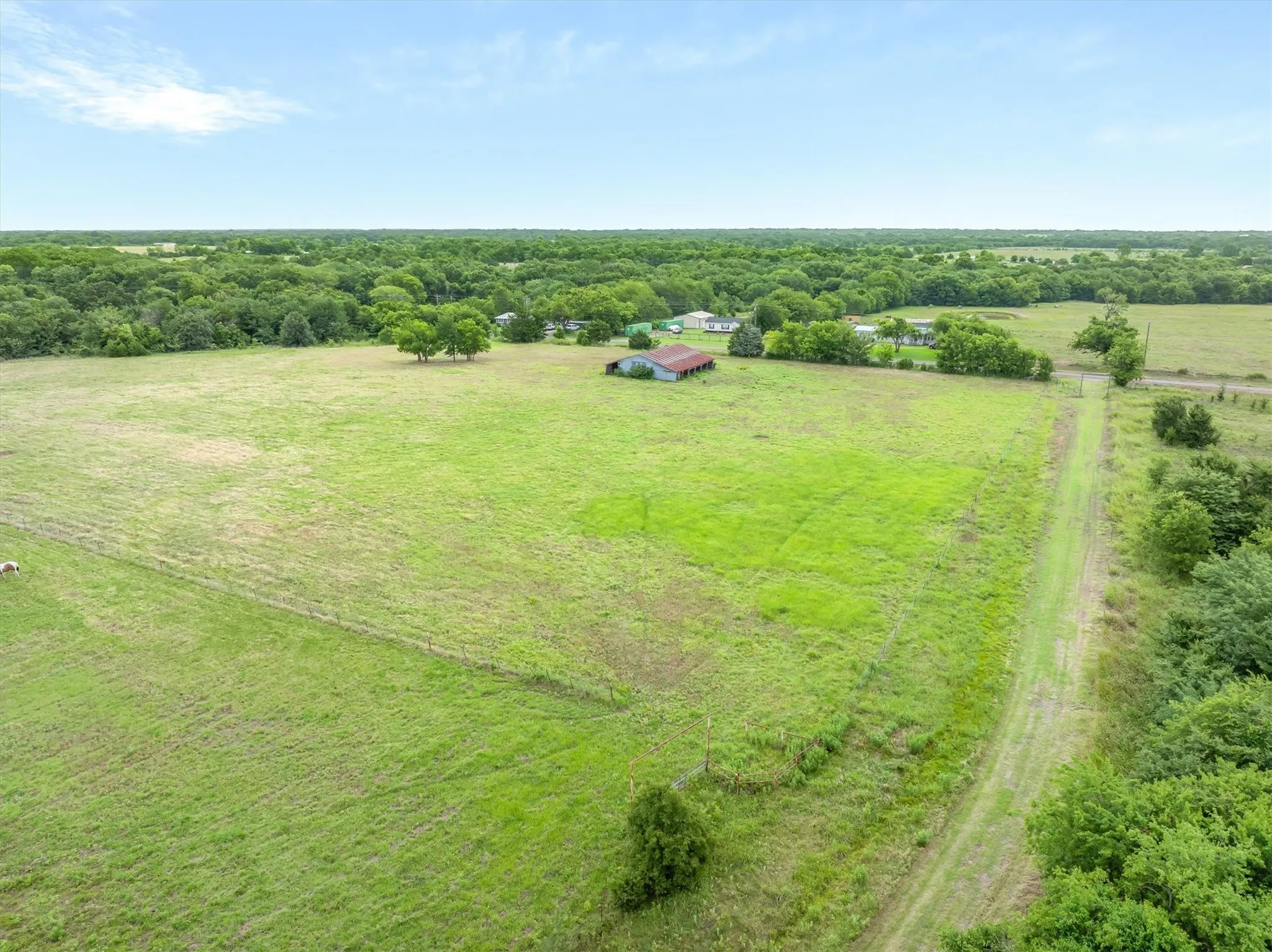 Facing East toward FM Road 2737.