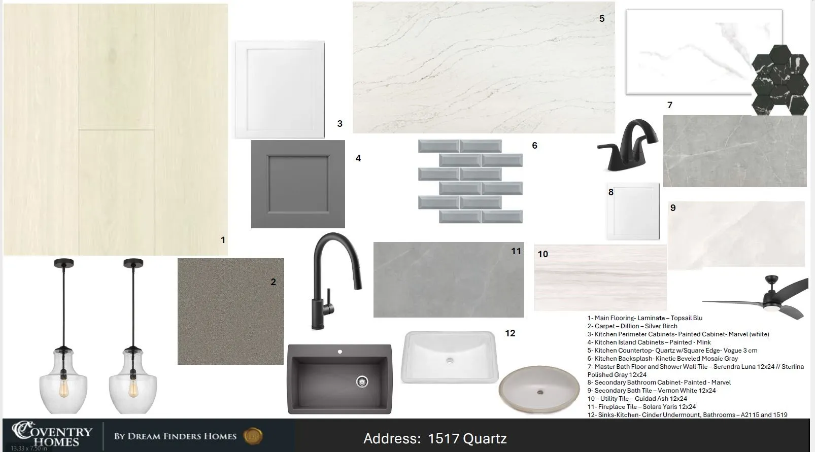 1517 Quartz colors