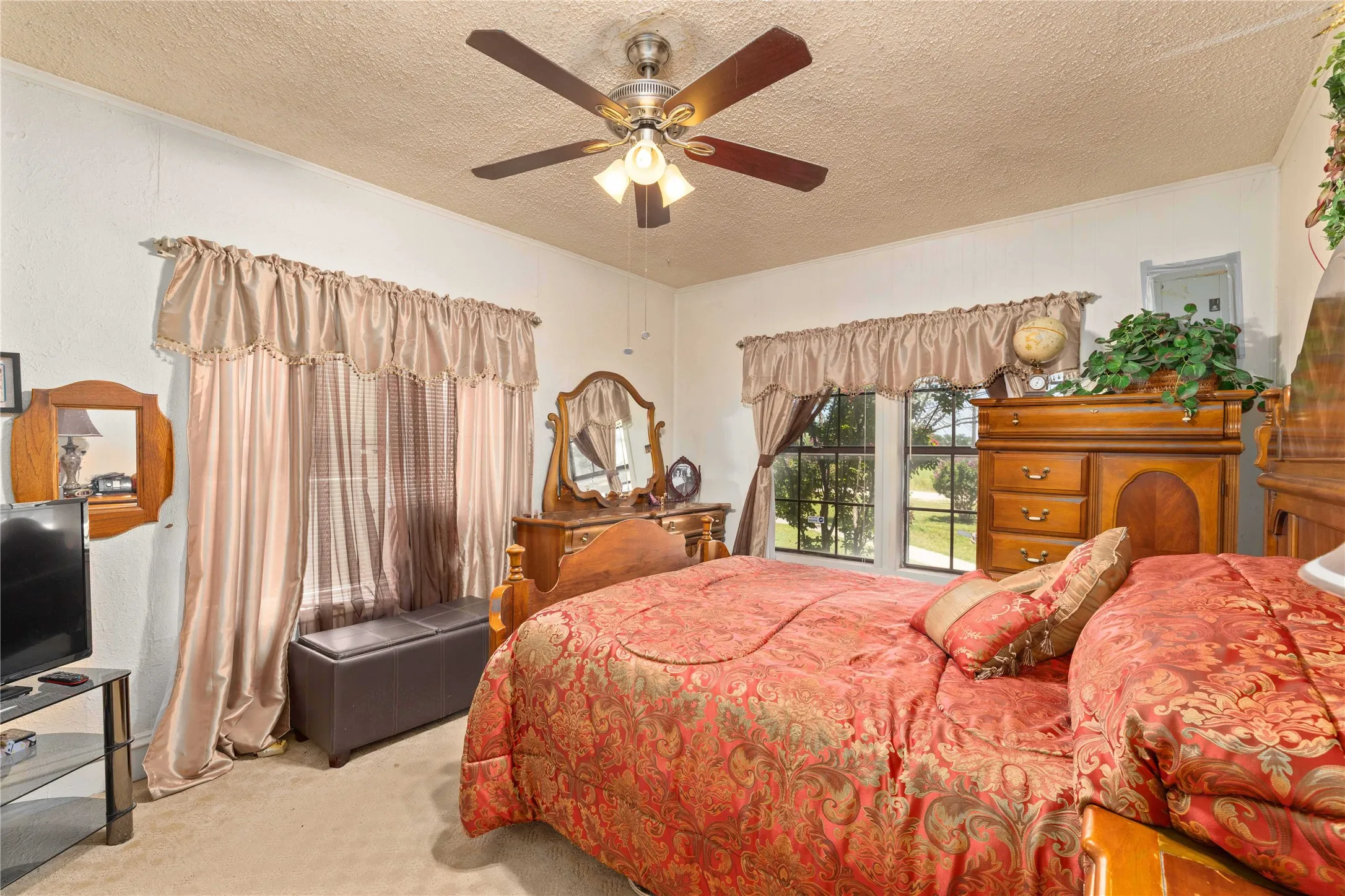 First Bedroom off of the living room.