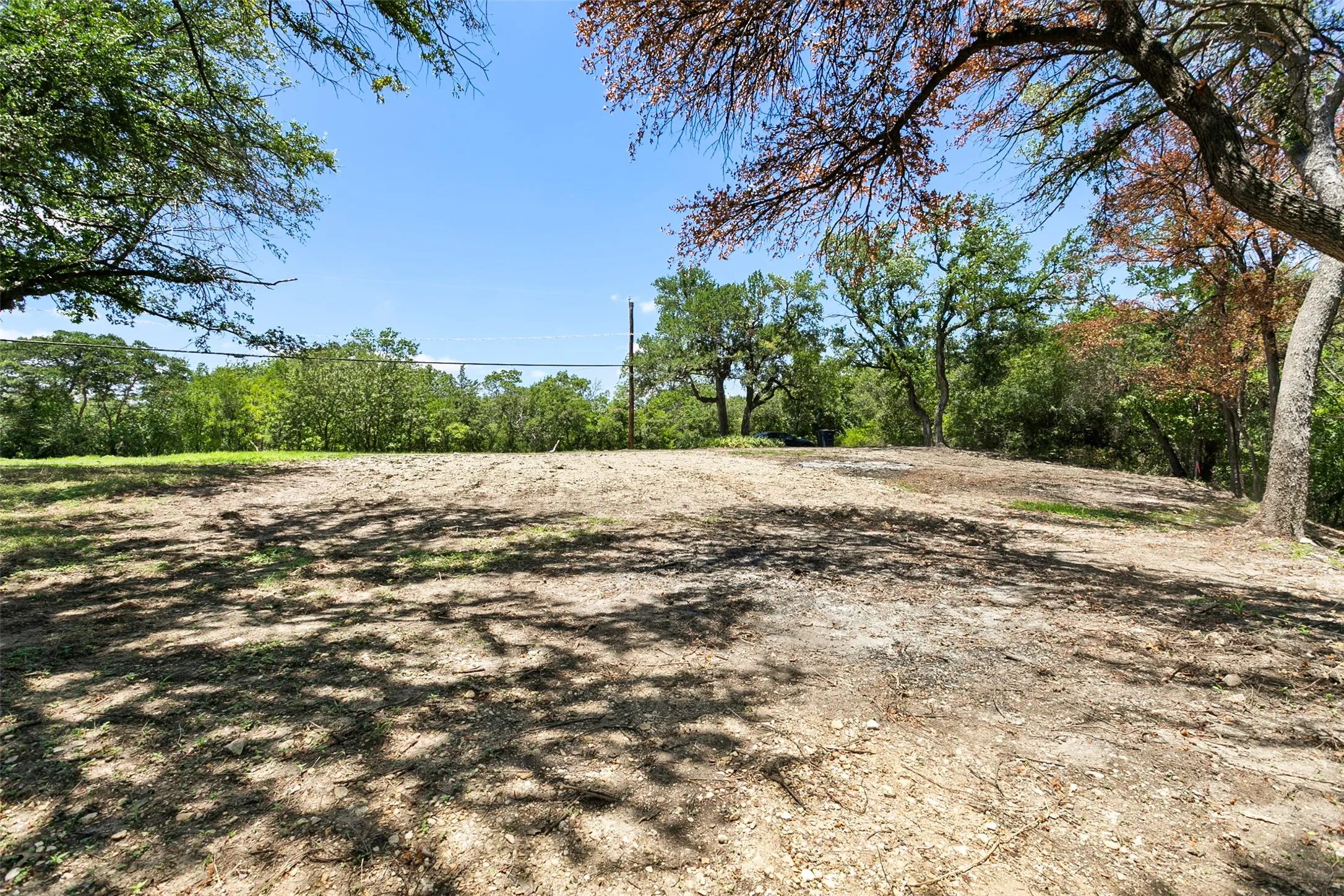 Driveway and building site