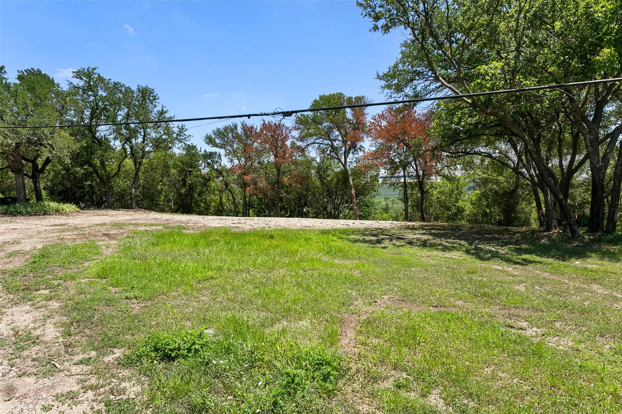 Front of lot