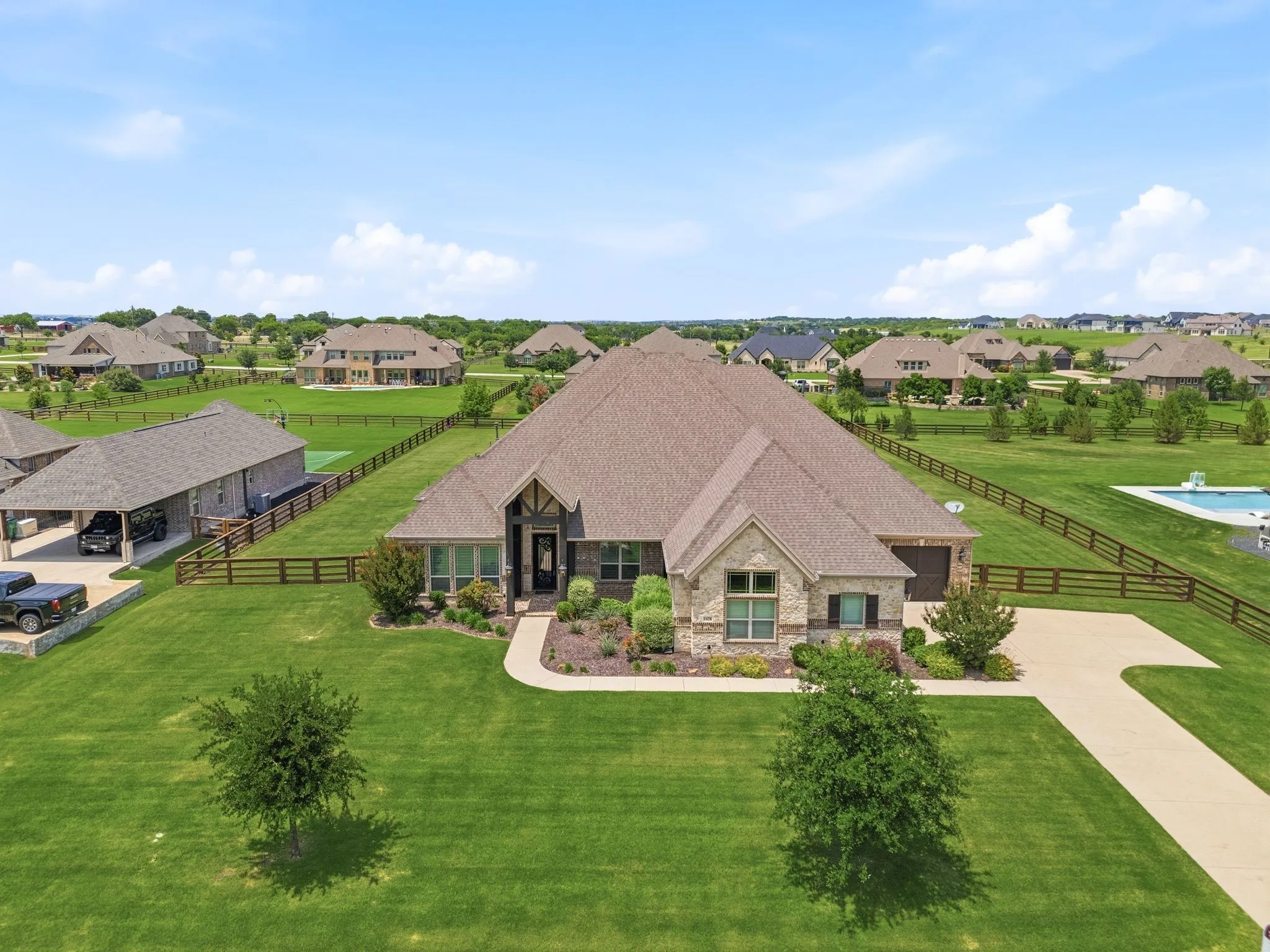 Located in Argyle ISD with 1 full acre!