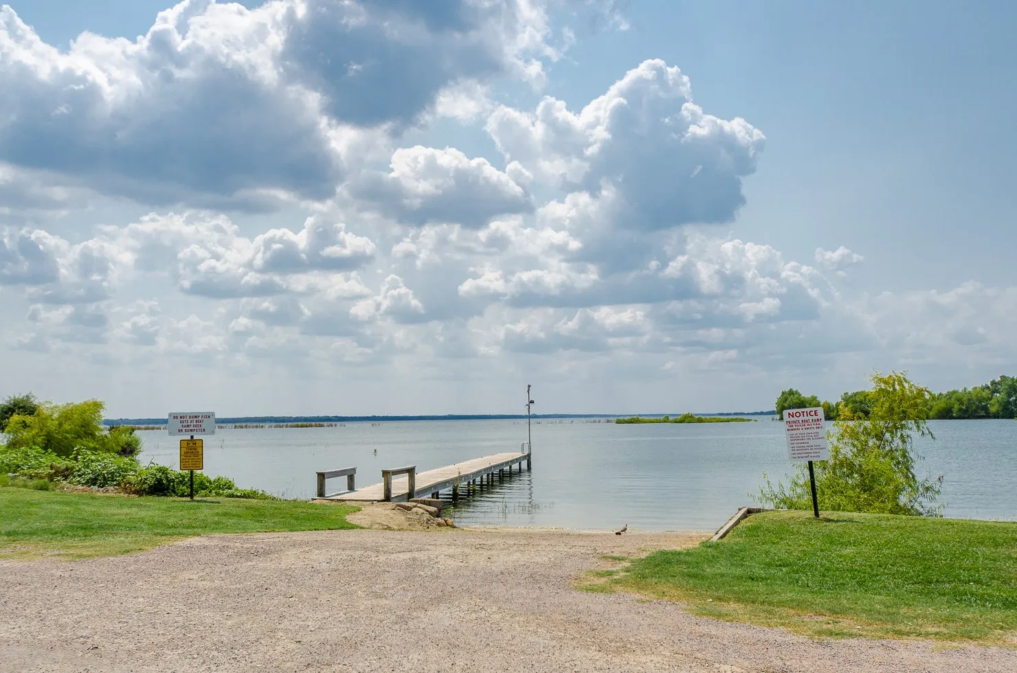 Private boat ramp access on Richland-Chambers Lake for Pelican Isle residents.