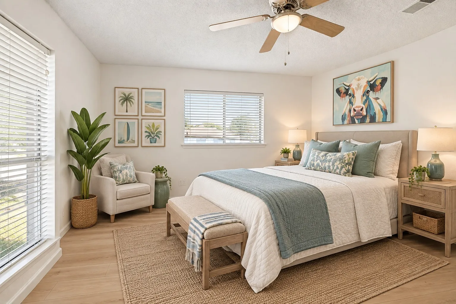 Virtually Staged Bedroom #2