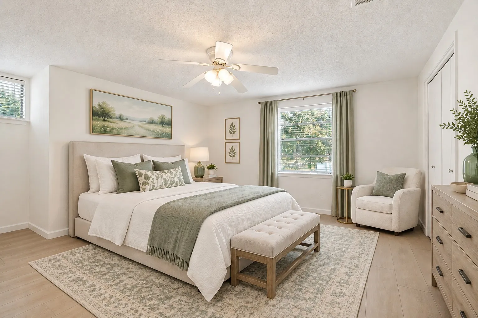 Virtually Staged Bedroom #1