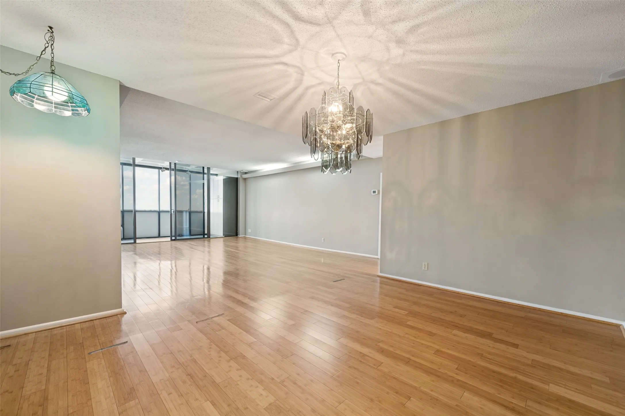 Dining room open to the living room.