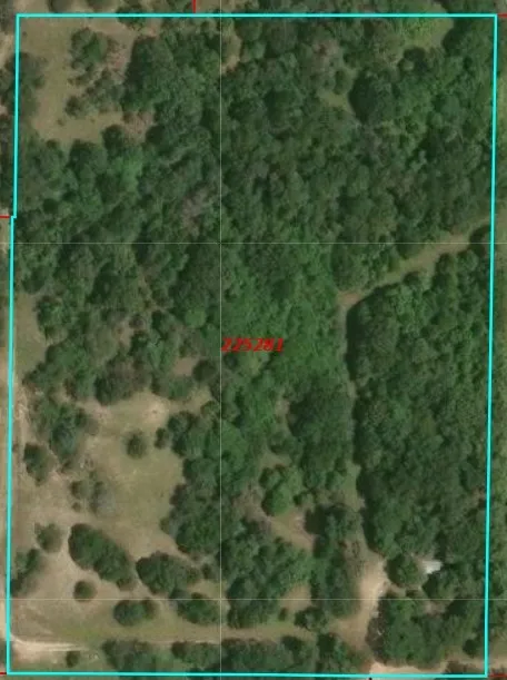 Aerial Property Survey. Illustrating the property's boundary and topographical features