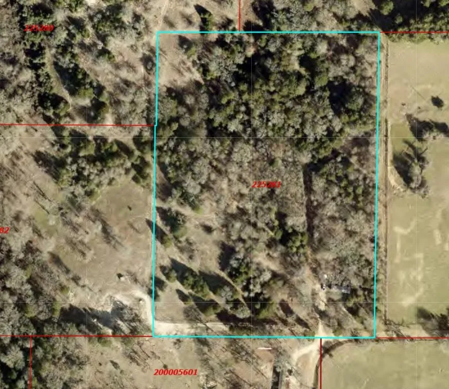 Aerial Plat Map. Displaying the property's boundaries and surrounding parcels