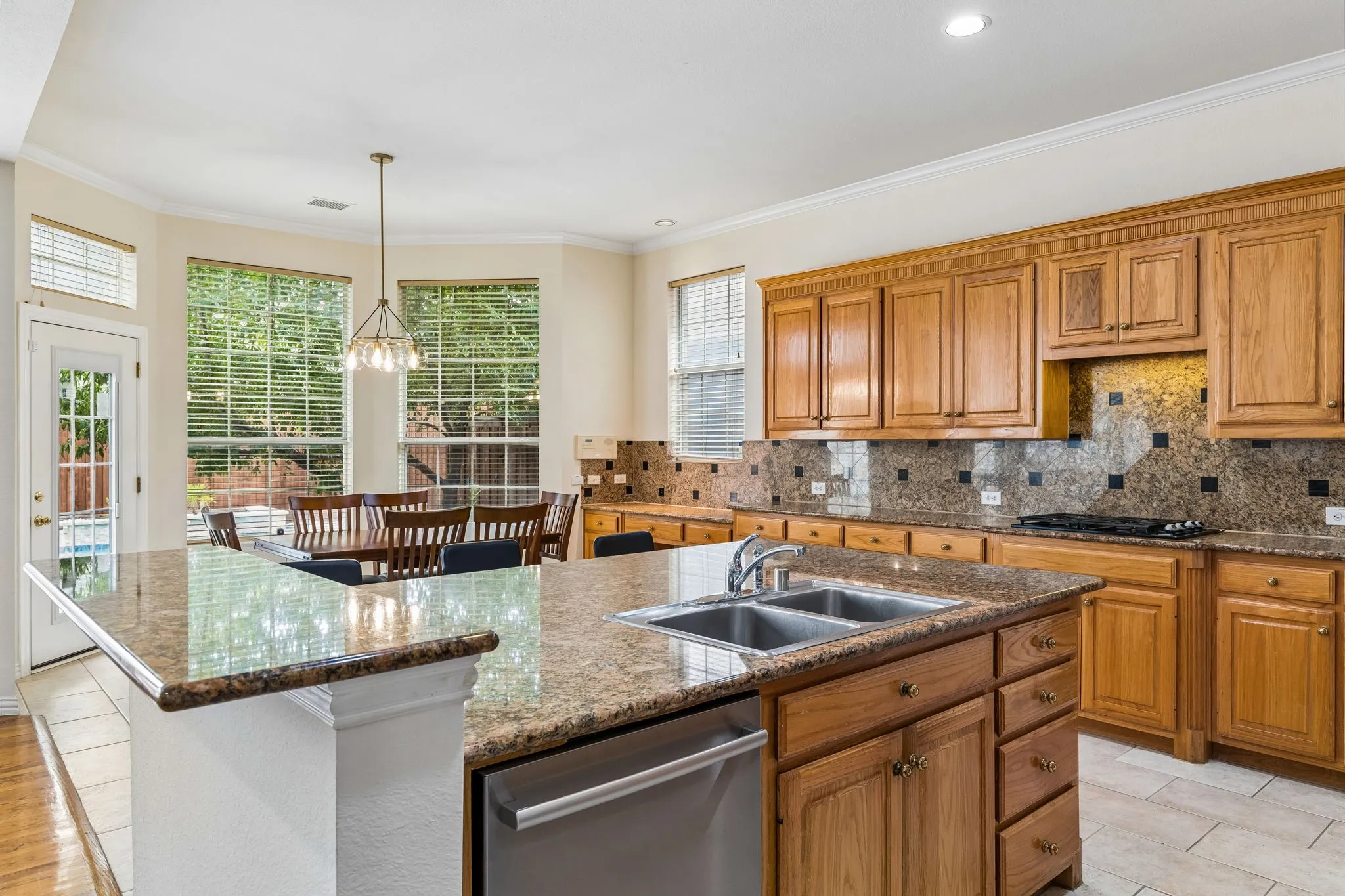 Kitchens are definitely the heart of the home! Cook for two or twenty in this stylish well-appointed kitchen. Beautiful cabinetry provide plenty of storage in this gourmet kitchen.